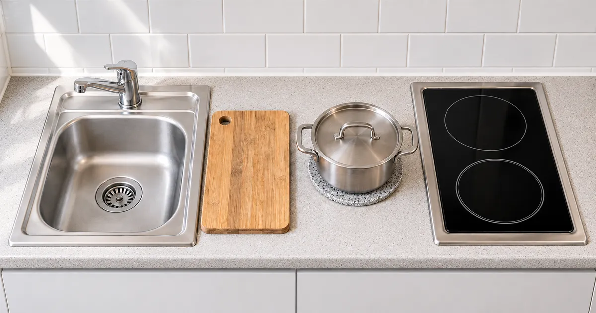How to cook in a small kitchen with limited counter space